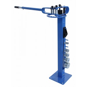 Erie Tools Pedestal Floor Tube and Pipe Bending Machine with 7 Dies